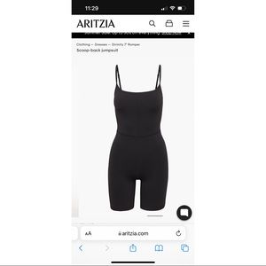 Aritzia divinity romper